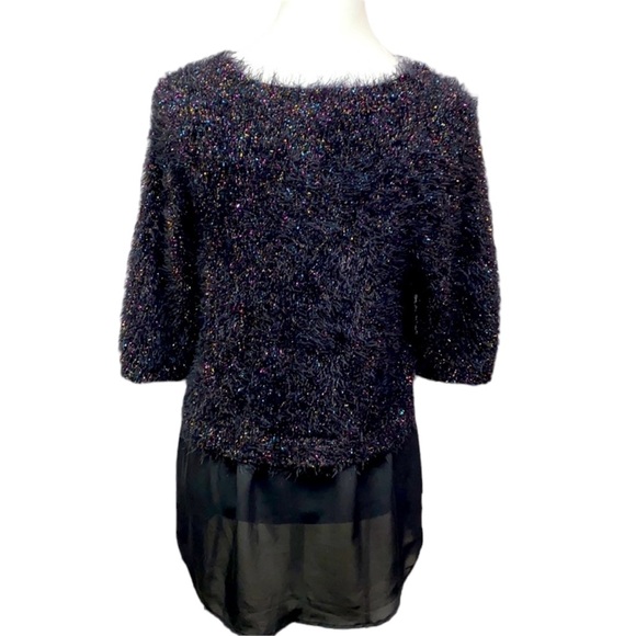 Candie’s Wispy Sweater Multi Colored Metallic - Picture 3 of 4